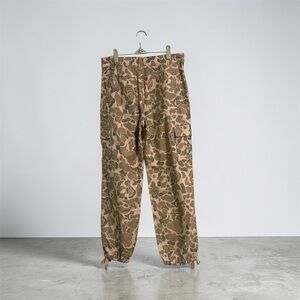 J. Crew Taupe, Olive, & Teal Camo Cargo Joggers